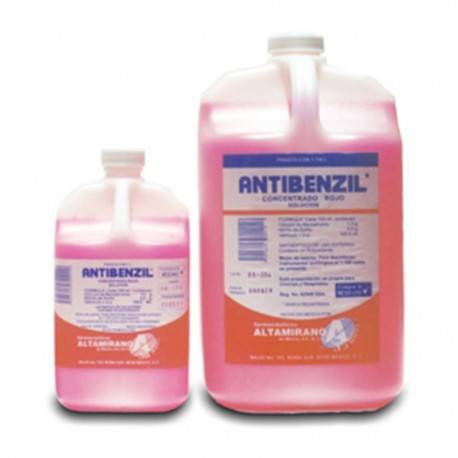 ANTIBENZIL CONCENTRADO ROJO 1LT - Envío Gratuito