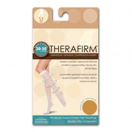 MEDIA THERAFIRM ALTA COMPRESION (20-30 mmHg) TALLA CHICA COLOR PIEL - Envío Gratuito