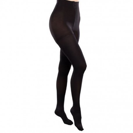 Pantimedia Therafirm Mediana Compresión (15-20 mmHg) Modelo Sheer Color Negro Talla Chica - Envío Gratuito