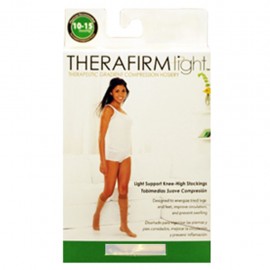 TOBIMEDIA THERAFIRM BAJA COMPRESION (10-15 mmHG) TALLA CHICA COLOR BLANCO - Envío Gratuito