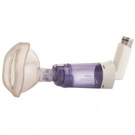 Cámara de Inhalación Optichamber Diamond Respironics Antiestática con Mascarilla Chica - Envío Gratuito