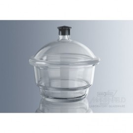 DESECADOR 250mm, BOROSILICATO SIN LLAVE CON TAPA - Envío Gratuito