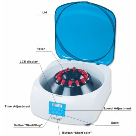 CENTRIFUGA 12 TUBOS DE 15ml, 4000rpm, VEL. VAR. - Envío Gratuito