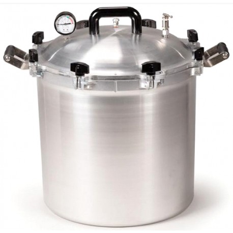 AUTOCLAVE DE ALUMINIO A GAS DE 39LTS (26 LT REALES) - ALL AMERICAN - Envío Gratuito