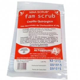 Cepillo Quirúrgico Altamirano Fam Scrub con Nina Scrub (Clorhexidina) - Envío Gratuito