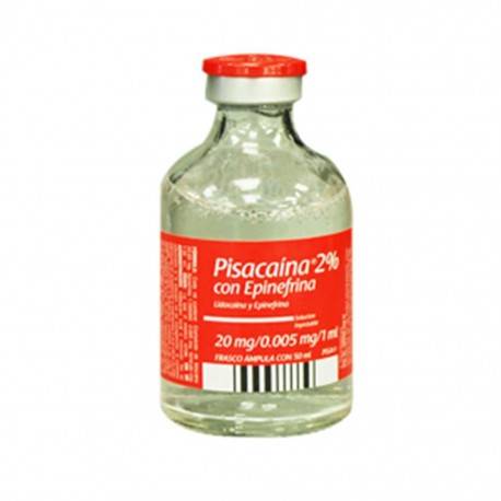 PISACAINA 2 porciento C/EPINEFRINA 50ml - Envío Gratuito