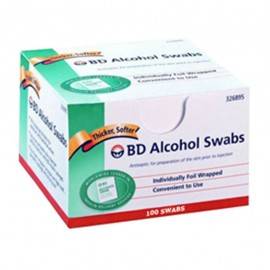 ALCOHOL SWABS CAJA C/100 - Envío Gratuito