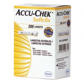 LANCETAS ACCU-CHEK SOFTCLIX CON 200 PIEZAS - Envío Gratuito