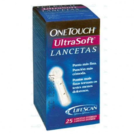 LANCETAS ULTRA SOFT 25´S - Envío Gratuito